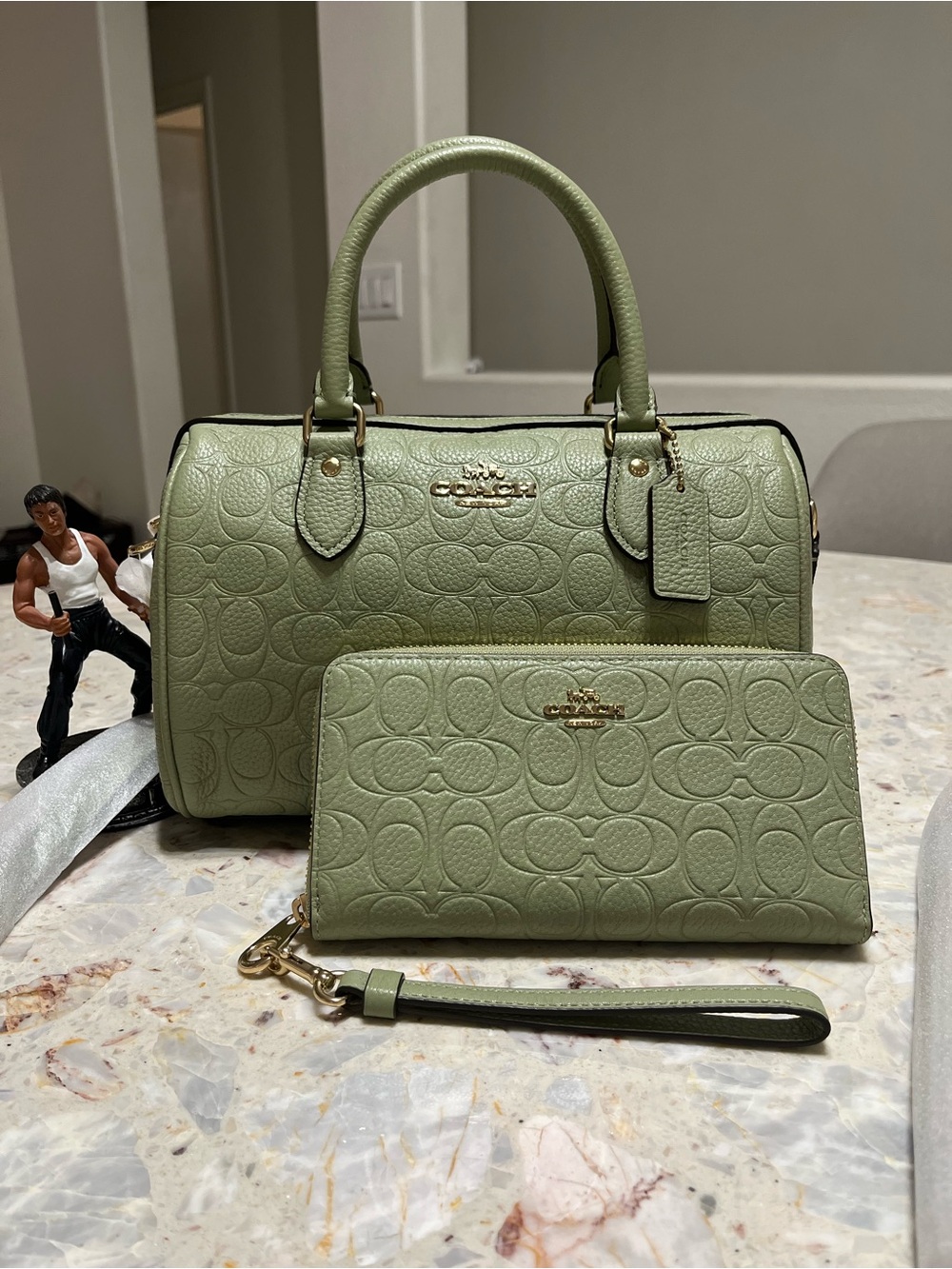Bundle Coach Rowan Satchel Bag with wallet NWT